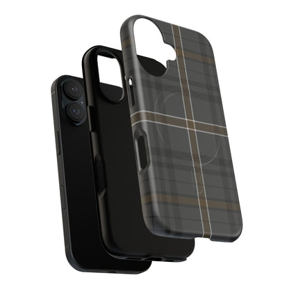 Bute Heather Weathered Tartan MagSafe® iPhone Case | Dual-Layer Magnetic Protective Cover