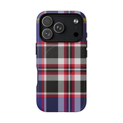 Queen Mary RMS Maritime Tartan MagSafe® iPhone Case | Luxury Magnetic Phone Cover