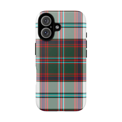 Stewart of Appin Dress Tartan iPhone Case | Dual-Layer Matt Protective Cover