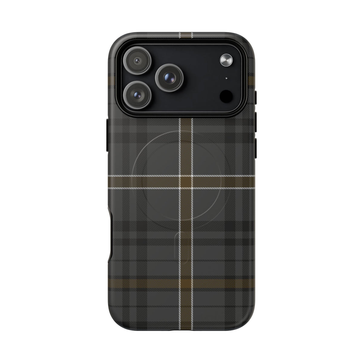 Bute Heather Weathered Tartan MagSafe® iPhone Case | Dual-Layer Magnetic Protective Cover