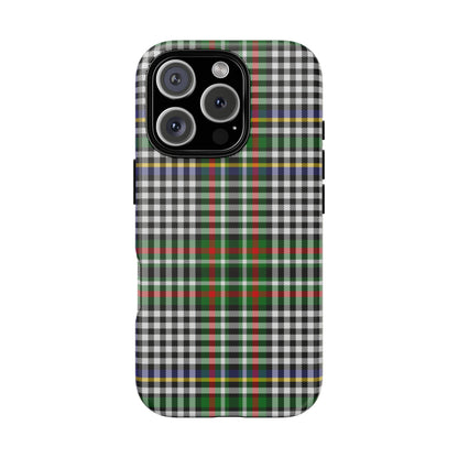 Abbotsford Check Estate Tartan iPhone Case | Dual-Layer Matt Protective Cover