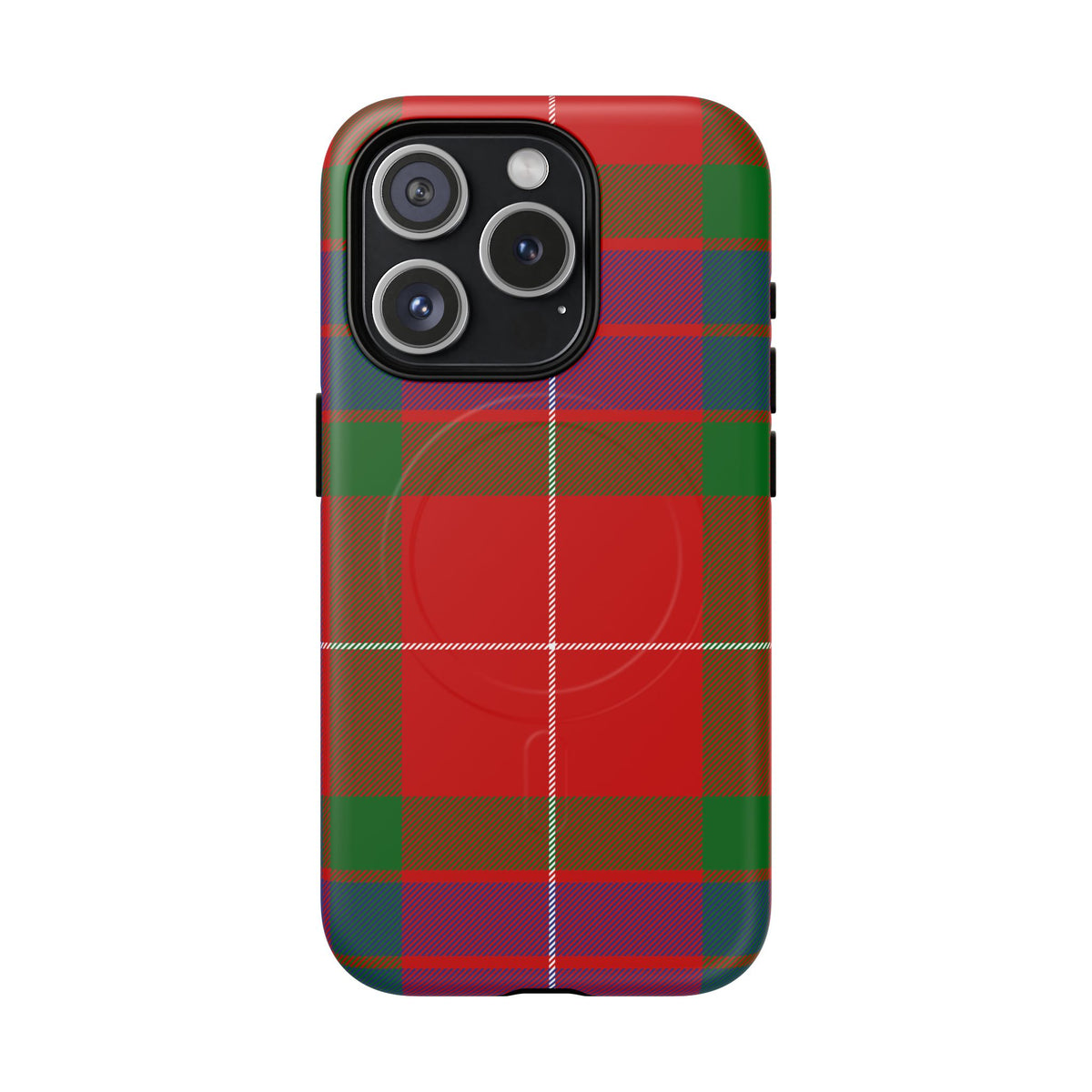 Fraser Clan Traditional Tartan MagSafe® iPhone Case | Dual-Layer Magnetic Protective Cover