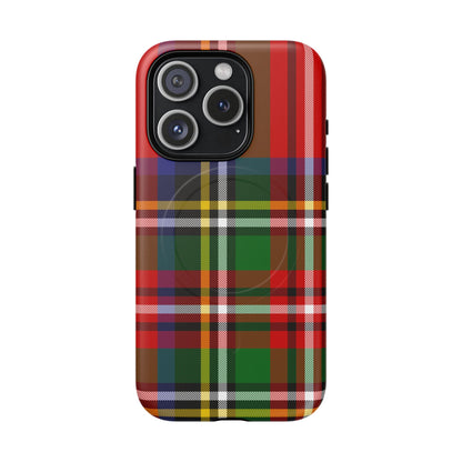 Royal Stewart Heritage Tartan MagSafe® iPhone Case | Luxury Magnetic Phone Cover
