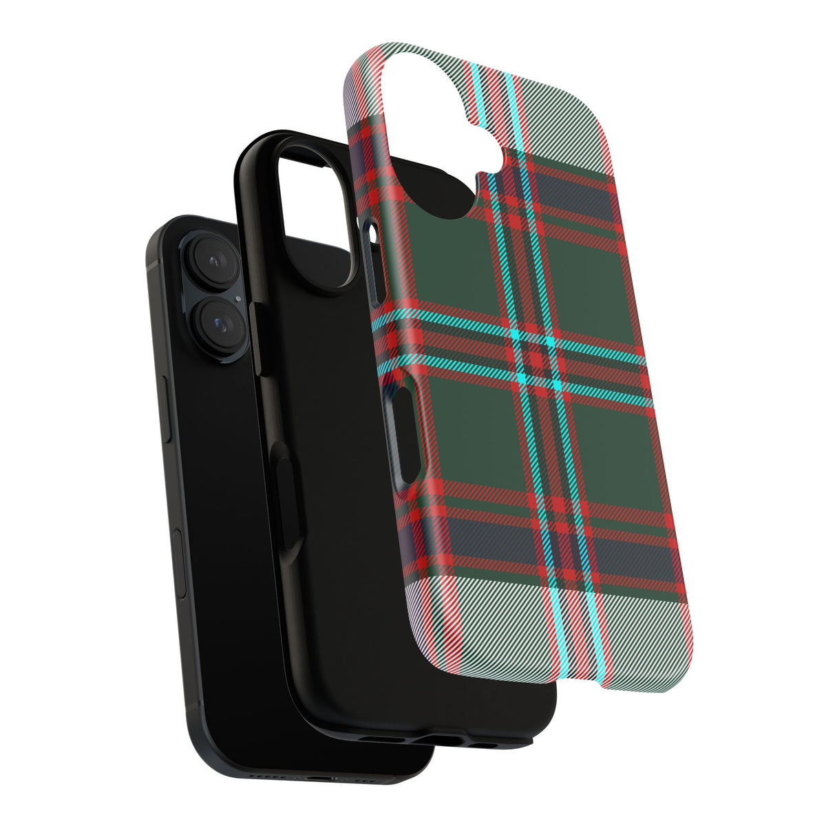 Stewart of Appin Dress Tartan iPhone Case | Dual-Layer Matte Protective Cover