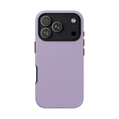 Lavender Minimalist Heritage Check iPhone Case | Luxury Protective Phone Cover
