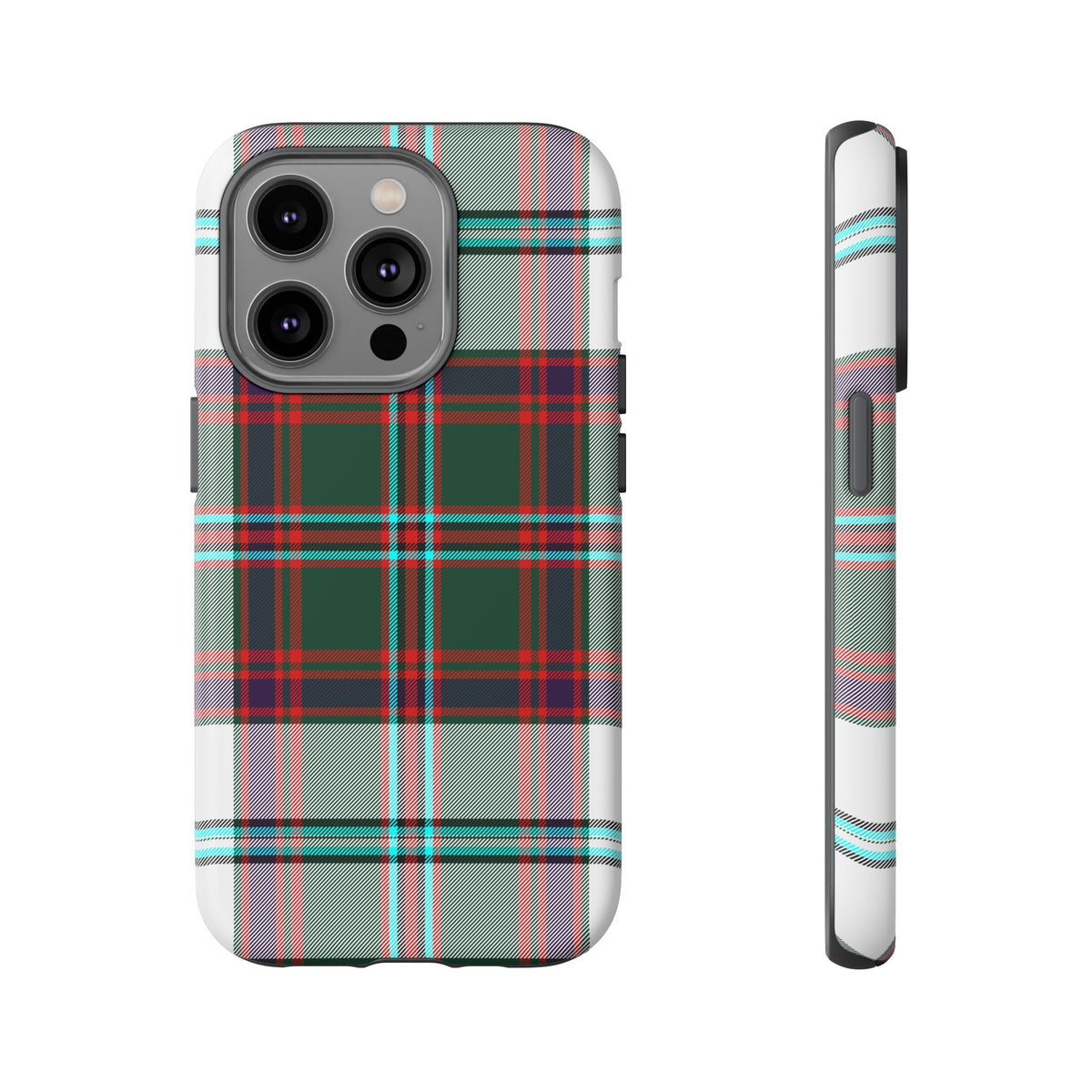 Stewart of Appin Dress Tartan iPhone Case | Dual-Layer Matt Protective Cover