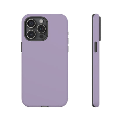 Lavender Minimalist Heritage Check iPhone Case | Luxury Protective Phone Cover