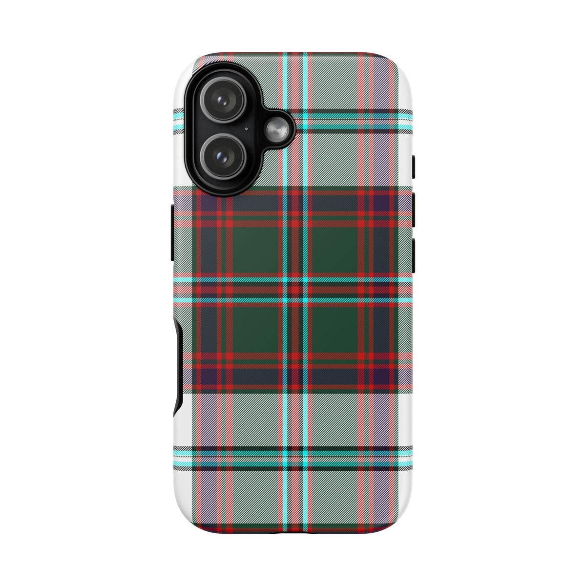 Stewart of Appin Dress Tartan iPhone Case | Dual-Layer Matt Protective Cover
