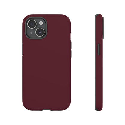 Oxblood Deep Heritage Check iPhone Case | Luxury Protective Phone Cover