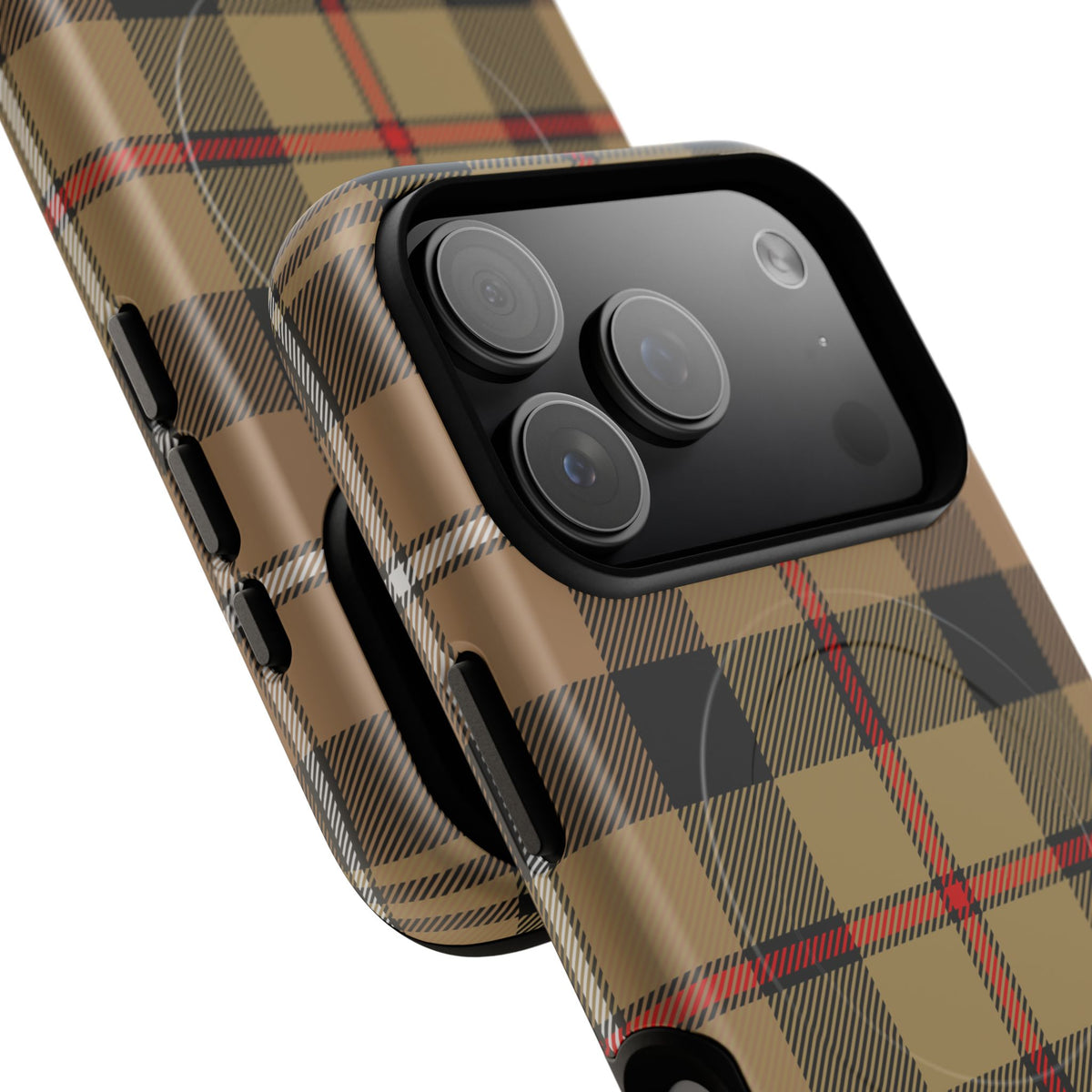 MacKenzie Hunting (Brown) Traditional Tartan MagSafe® iPhone Case | Dual-Layer Magnetic Protective Cover