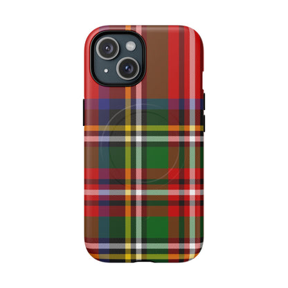 Royal Stewart Heritage Tartan MagSafe® iPhone Case | Luxury Magnetic Phone Cover