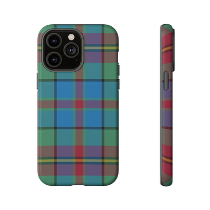 Orkney Island Heritage Tartan iPhone Case | Dual-Layer Matt Protective Cover