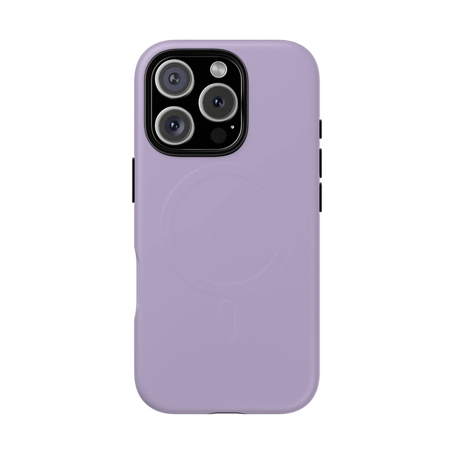 Lavender Minimalist Heritage Check MagSafe® iPhone Case | Luxury Magnetic Phone Cover