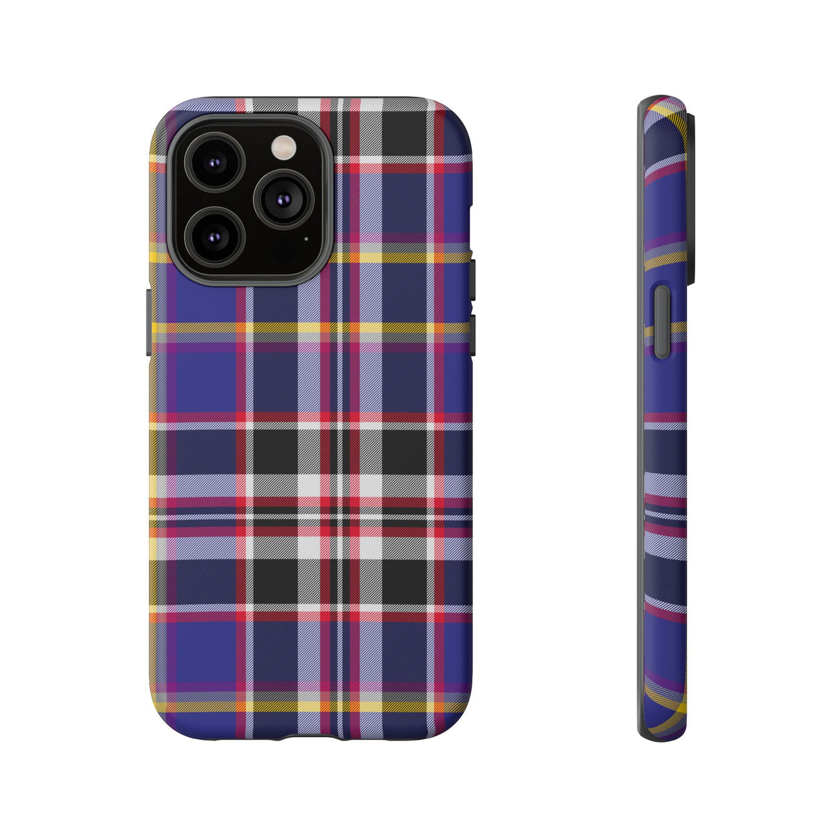 Queen Mary RMS Maritime Tartan iPhone Case | Dual-Layer Matt Protective Cover