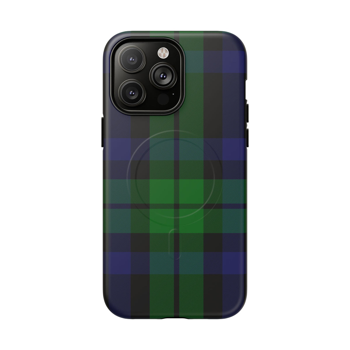 Black Watch Traditional Tartan MagSafe® iPhone Case | Dual-Layer Magnetic Protective Cover