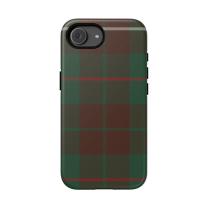 MacKinnon Hunting Traditional Tartan iPhone Case | Dual-Layer Matt Protective Cover