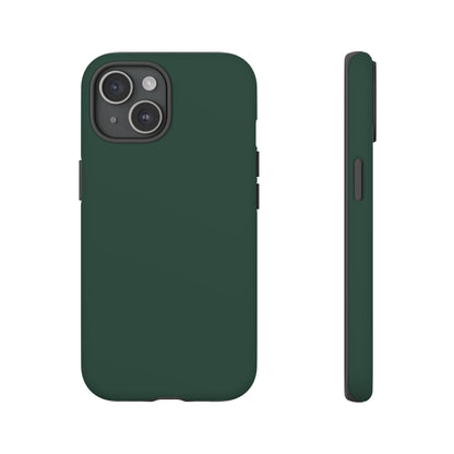 Bottle Green Deep Heritage Check iPhone Case | Luxury Protective Phone Cover