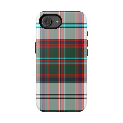 Stewart of Appin Dress Tartan iPhone Case | Dual-Layer Matt Protective Cover