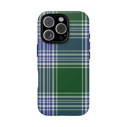 MacDonald Lord of the Isles Tartan iPhone Case | Dual-Layer Matt Protective Cover