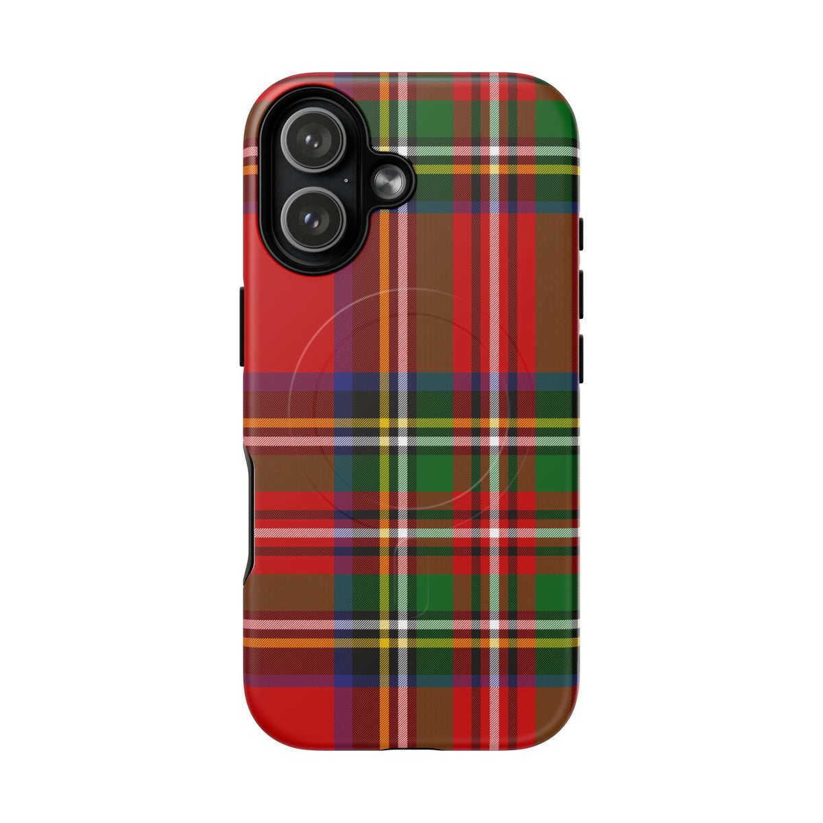 Royal Stewart Heritage Tartan MagSafe® iPhone Case | Dual-Layer Magnetic Protective Cover