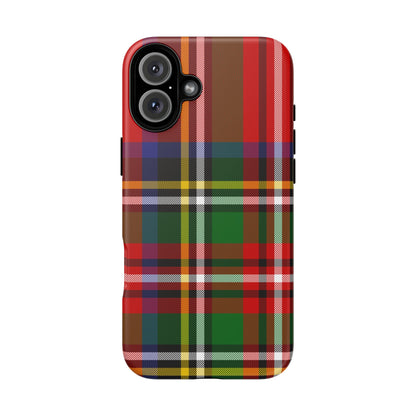 Royal Stewart Heritage Tartan iPhone Case | Luxury Protective Phone Cover