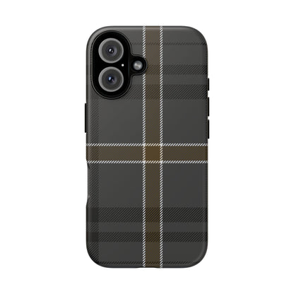 Bute Heather Weathered Tartan iPhone Case | Luxury Protective Phone Cover