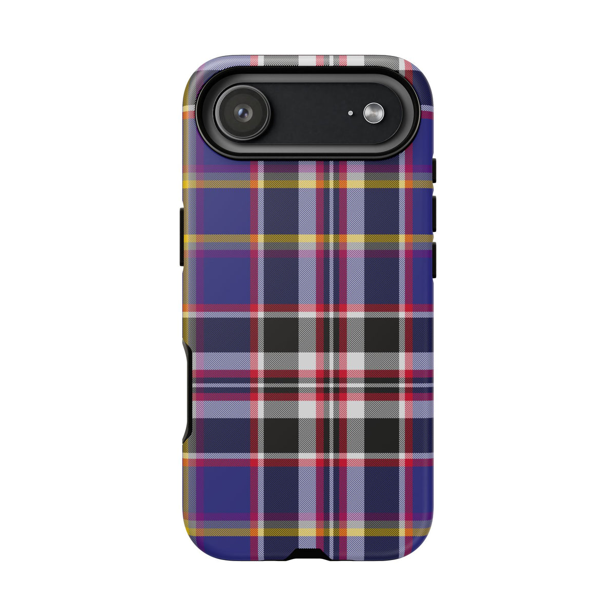 Queen Mary RMS Maritime Tartan iPhone Case | Dual-Layer Matt Protective Cover