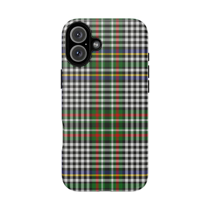 Abbotsford Check Estate Tartan iPhone Case | Dual-Layer Matt Protective Cover