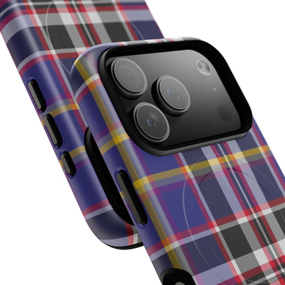 Queen Mary RMS Maritime Tartan MagSafe® iPhone Case | Dual-Layer Magnetic Protective Cover