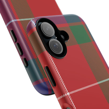 Fraser Clan Traditional Tartan iPhone Case | Dual-Layer Matte Protective Cover