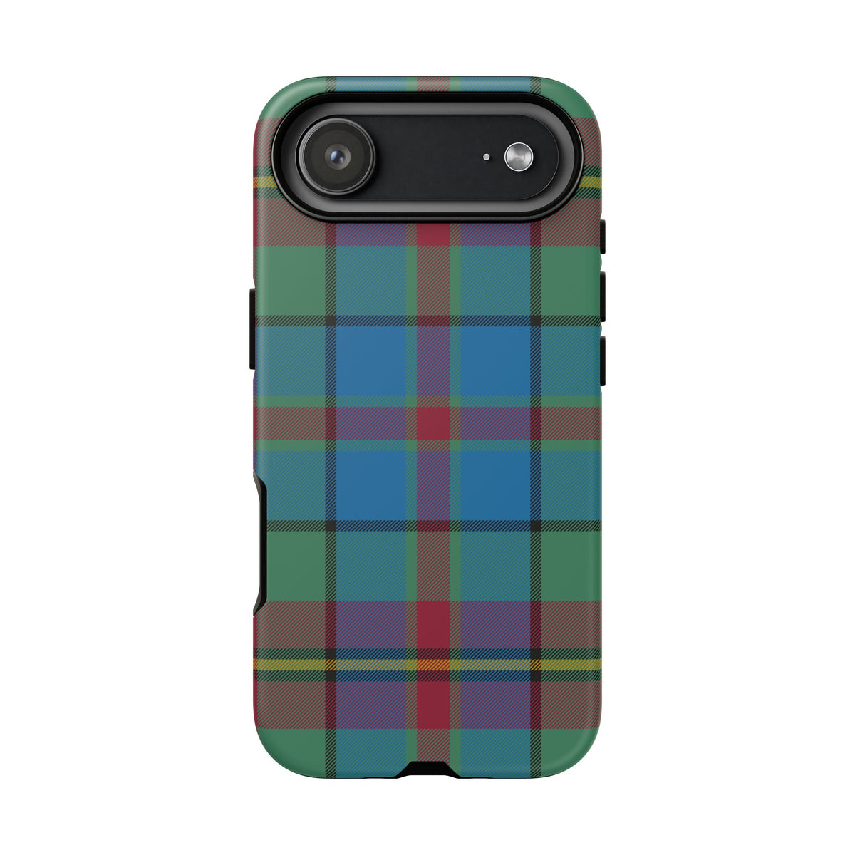 Orkney Island Heritage Tartan iPhone Case | Dual-Layer Matt Protective Cover