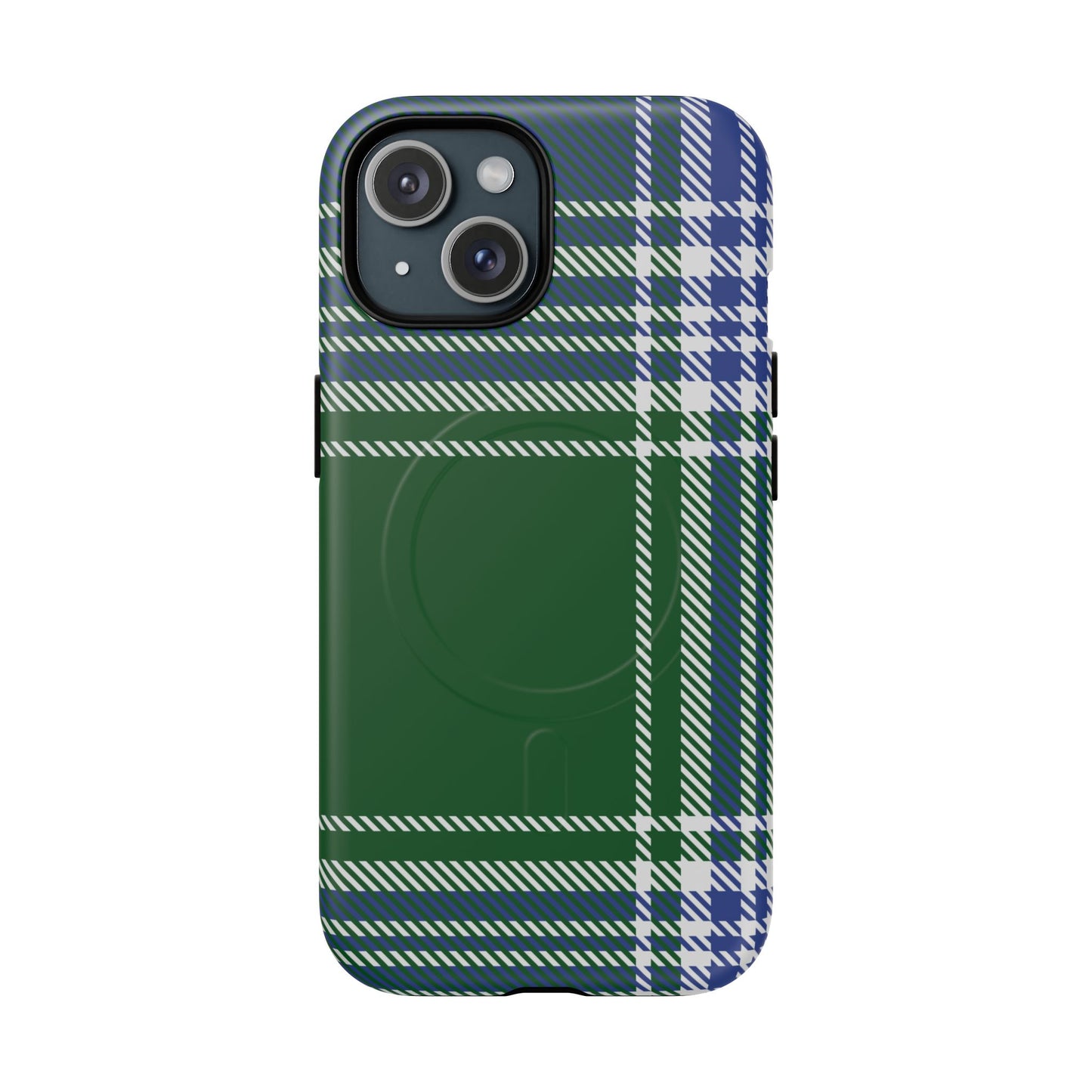 MacDonald Lord of the Isles Minimalist Heritage Check MagSafe® iPhone Case | Luxury Magnetic Phone Cover