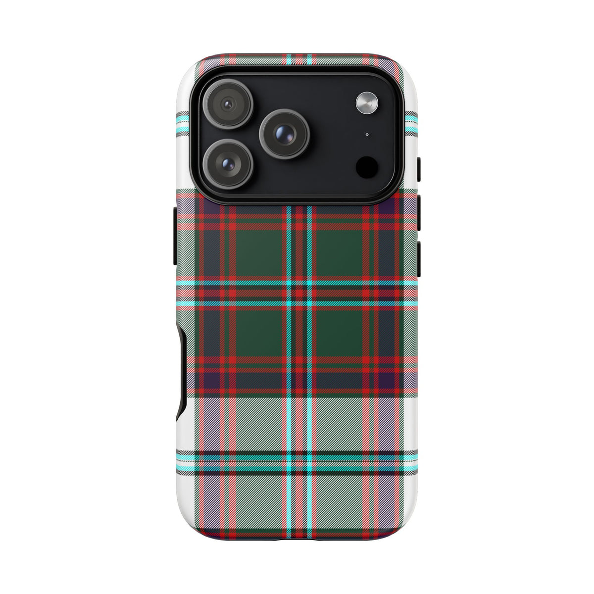 Stewart of Appin Dress Tartan iPhone Case | Dual-Layer Matt Protective Cover