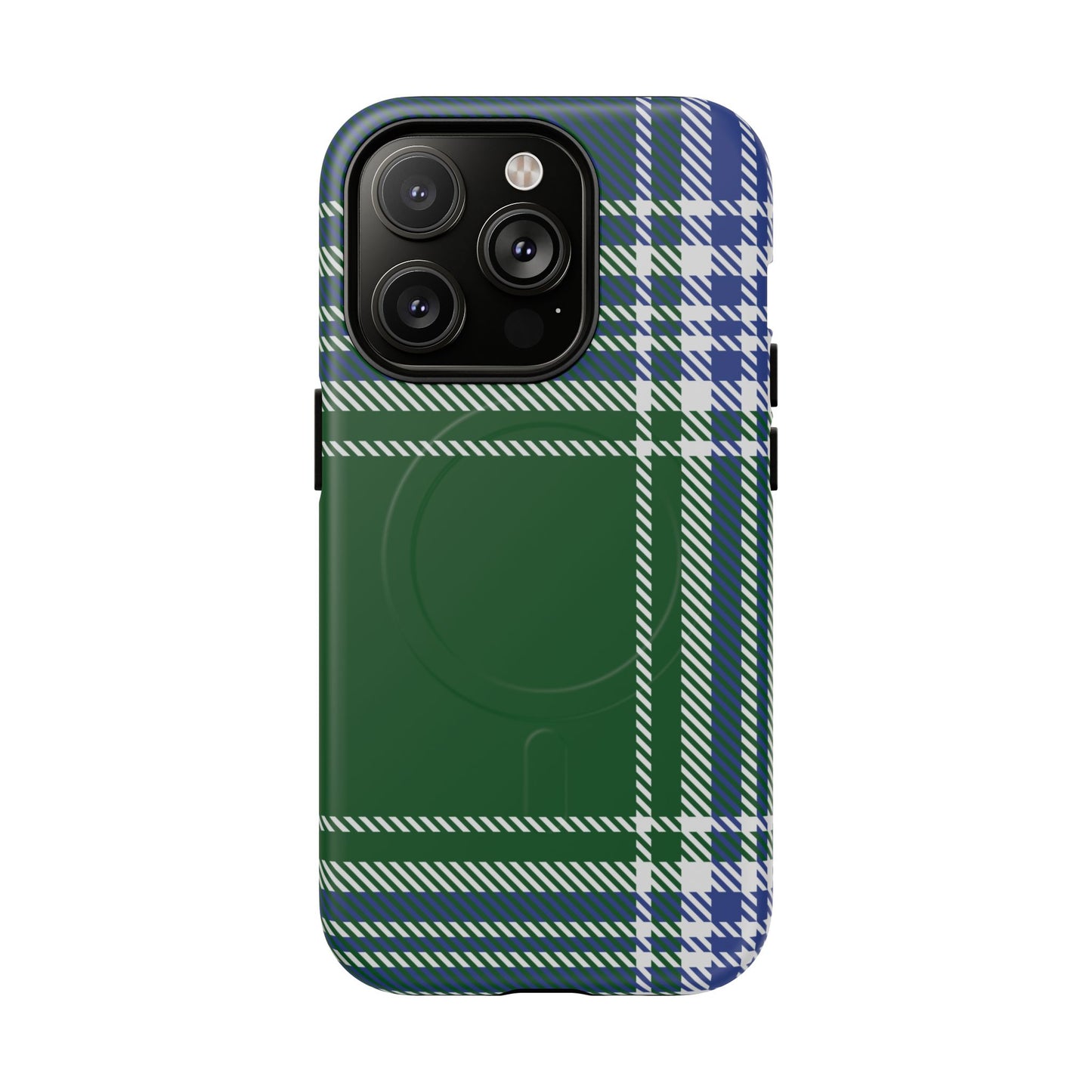 MacDonald Lord of the Isles Minimalist Heritage Check MagSafe® iPhone Case | Luxury Magnetic Phone Cover