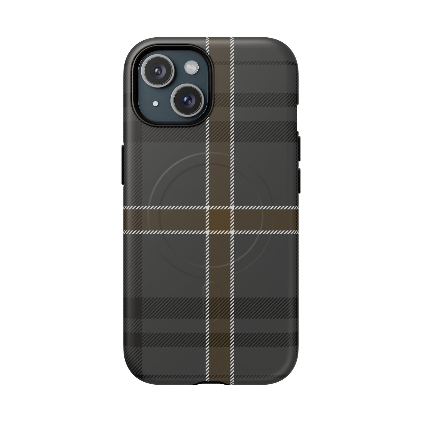 Bute Heather Weathered Tartan MagSafe® iPhone Case | Luxury Magnetic Phone Cover