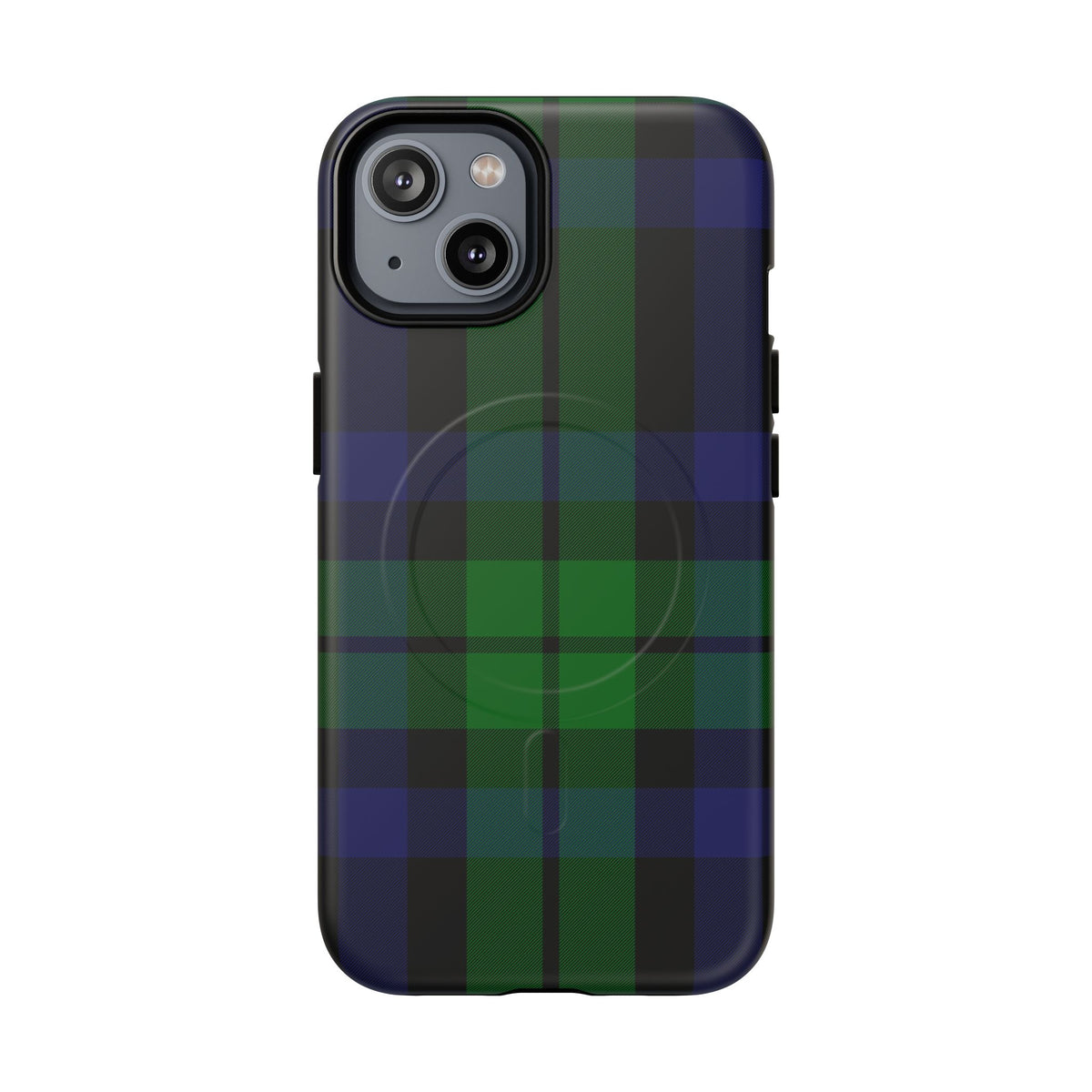 Black Watch Traditional Tartan MagSafe® iPhone Case | Dual-Layer Magnetic Protective Cover