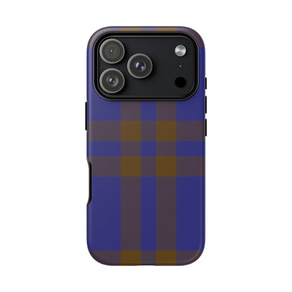 Elliot Traditional Tartan iPhone Case | Dual-Layer Matt Protective Cover