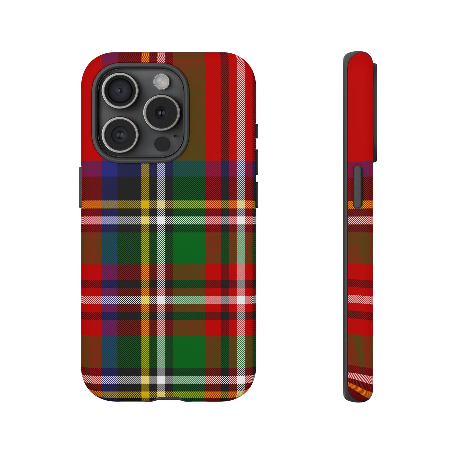 Royal Stewart Heritage Tartan iPhone Case | Luxury Protective Phone Cover