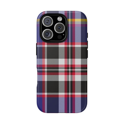 Queen Mary RMS Maritime Tartan iPhone Case | Luxury Protective Phone Cover