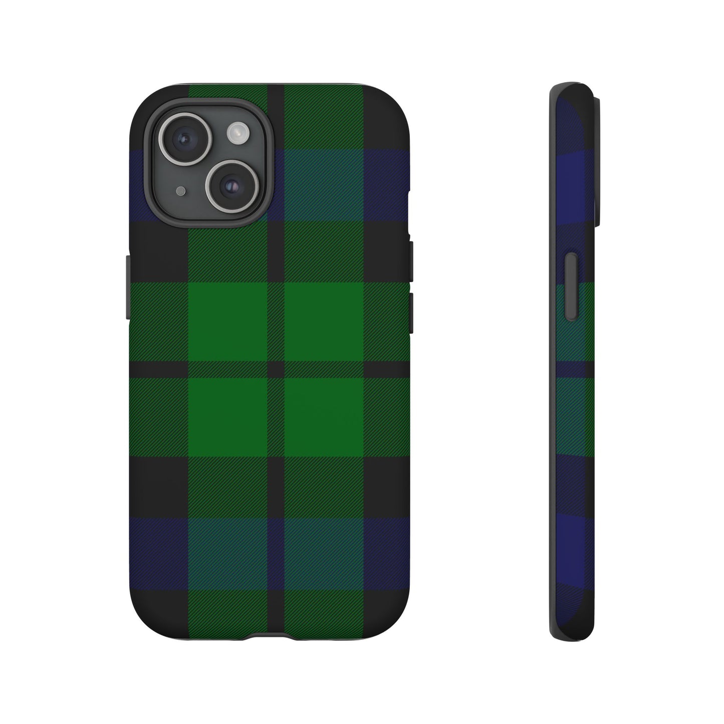 Black Watch Traditional Tartan iPhone Case | Luxury Protective Phone Cover