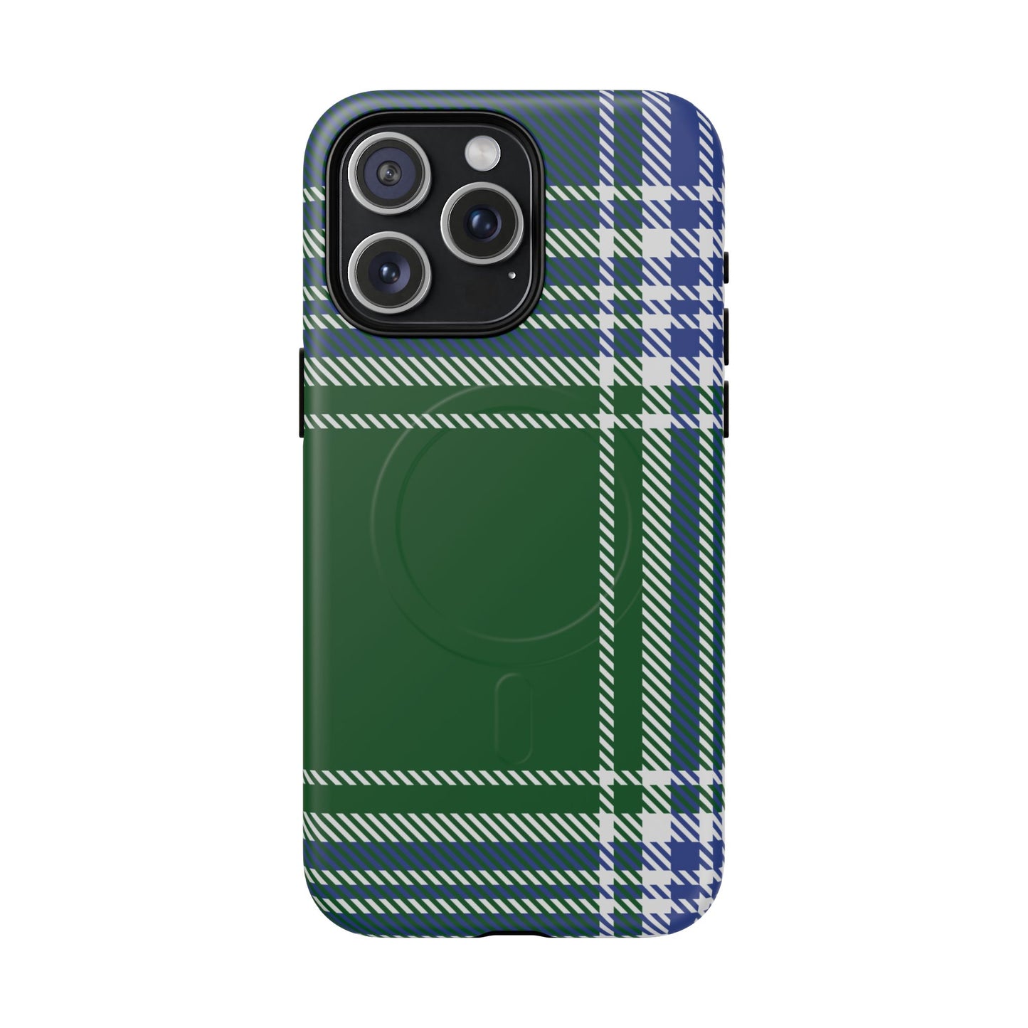 MacDonald Lord of the Isles Minimalist Heritage Check MagSafe® iPhone Case | Luxury Magnetic Phone Cover