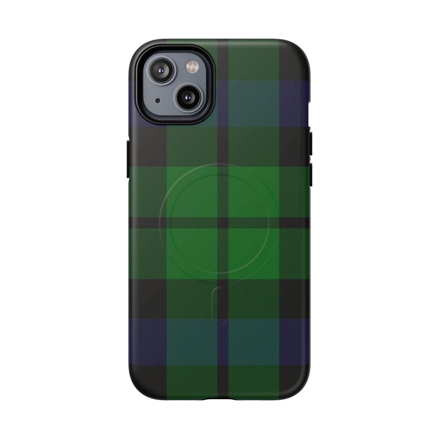 Black Watch Traditional Tartan MagSafe® iPhone Case | Luxury Magnetic Phone Cover