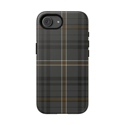 Bute Heather Weathered Tartan iPhone Case | Dual-Layer Matt Protective Cover