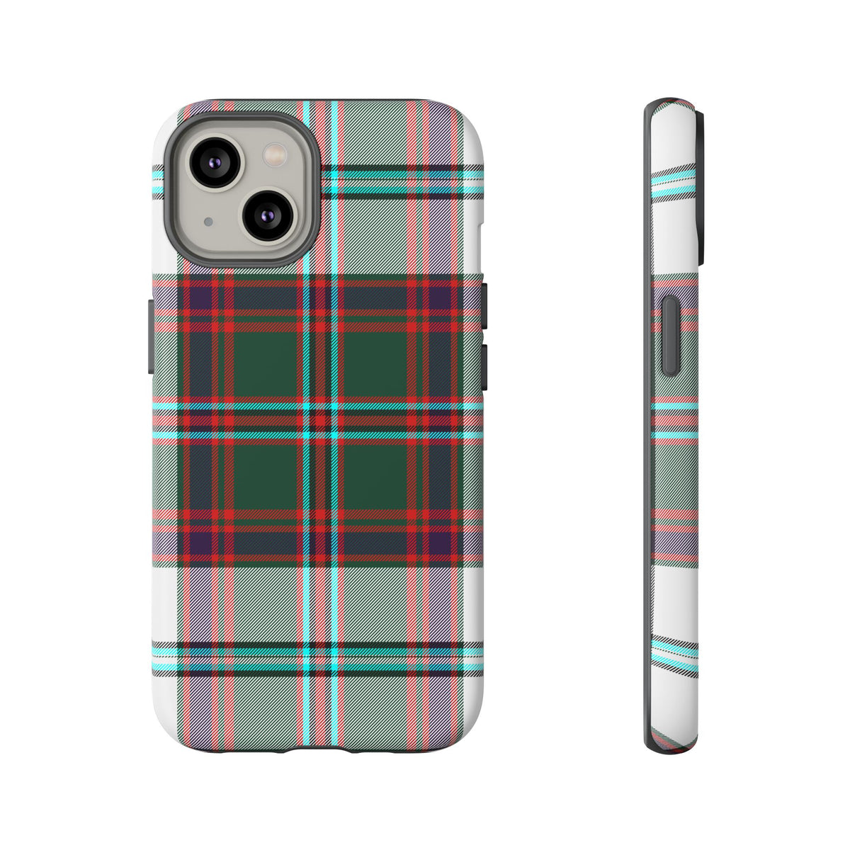 Stewart of Appin Dress Tartan iPhone Case | Dual-Layer Matt Protective Cover