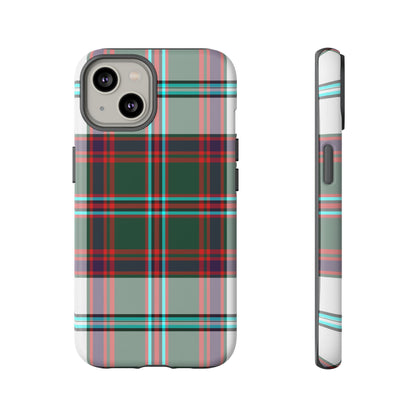 Stewart of Appin Dress Tartan iPhone Case | Dual-Layer Matt Protective Cover