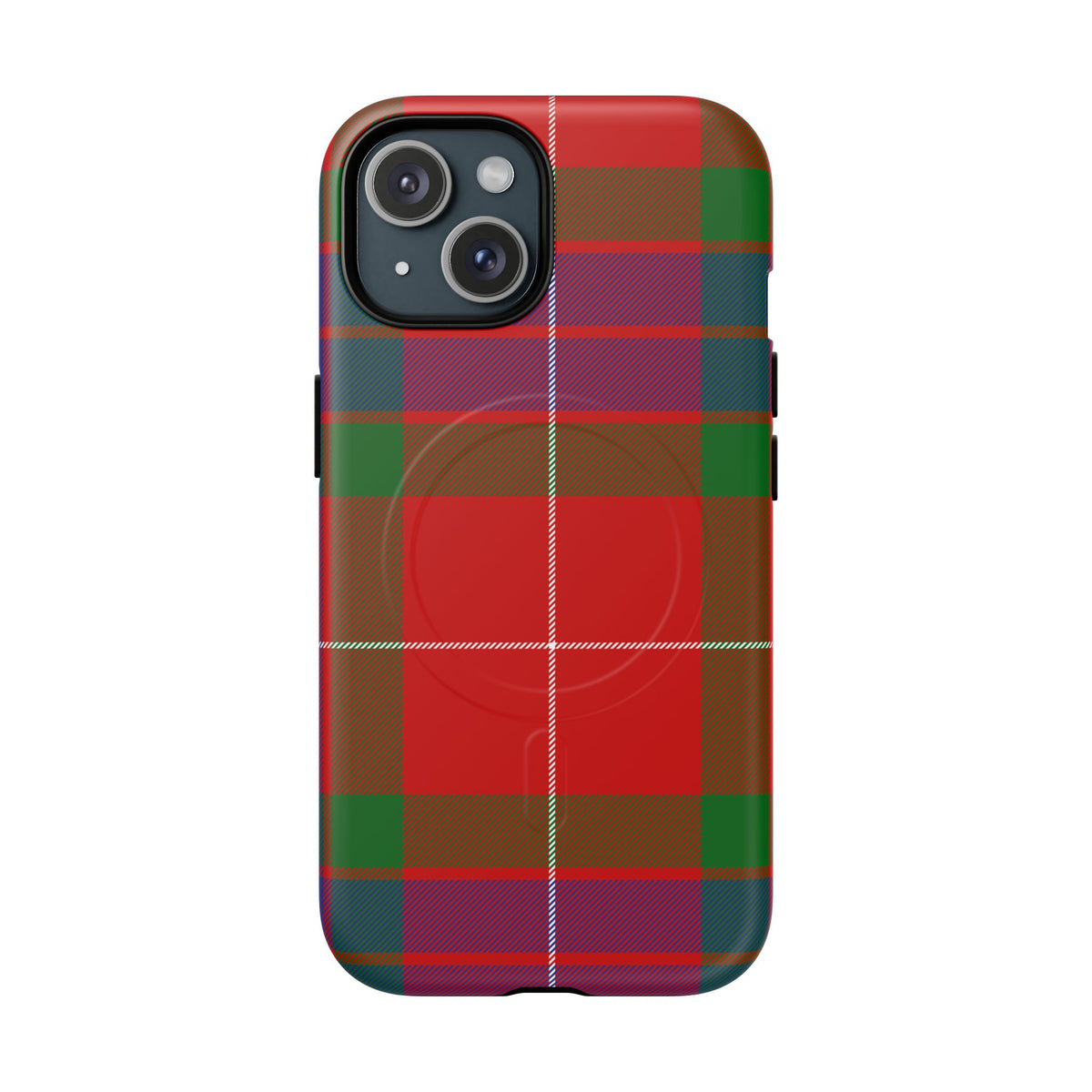 Fraser Clan Traditional Tartan MagSafe® iPhone Case | Dual-Layer Magnetic Protective Cover