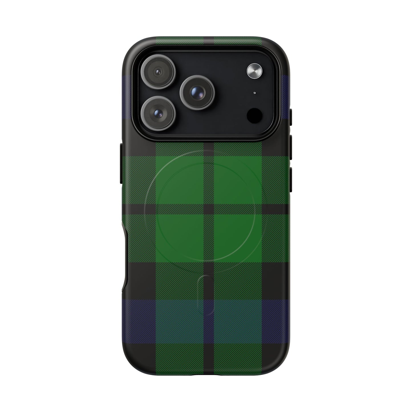 Black Watch Traditional Tartan MagSafe® iPhone Case | Luxury Magnetic Phone Cover