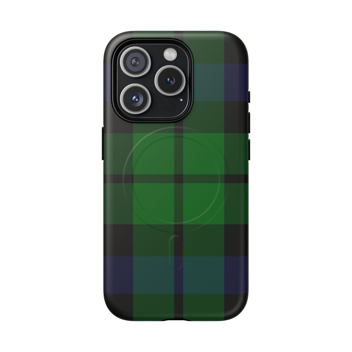 Black Watch Traditional Tartan MagSafe® iPhone Case | Luxury Magnetic Phone Cover