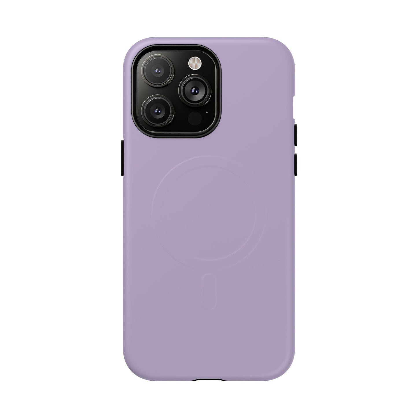 Lavender Minimalist Heritage Check MagSafe® iPhone Case | Luxury Magnetic Phone Cover