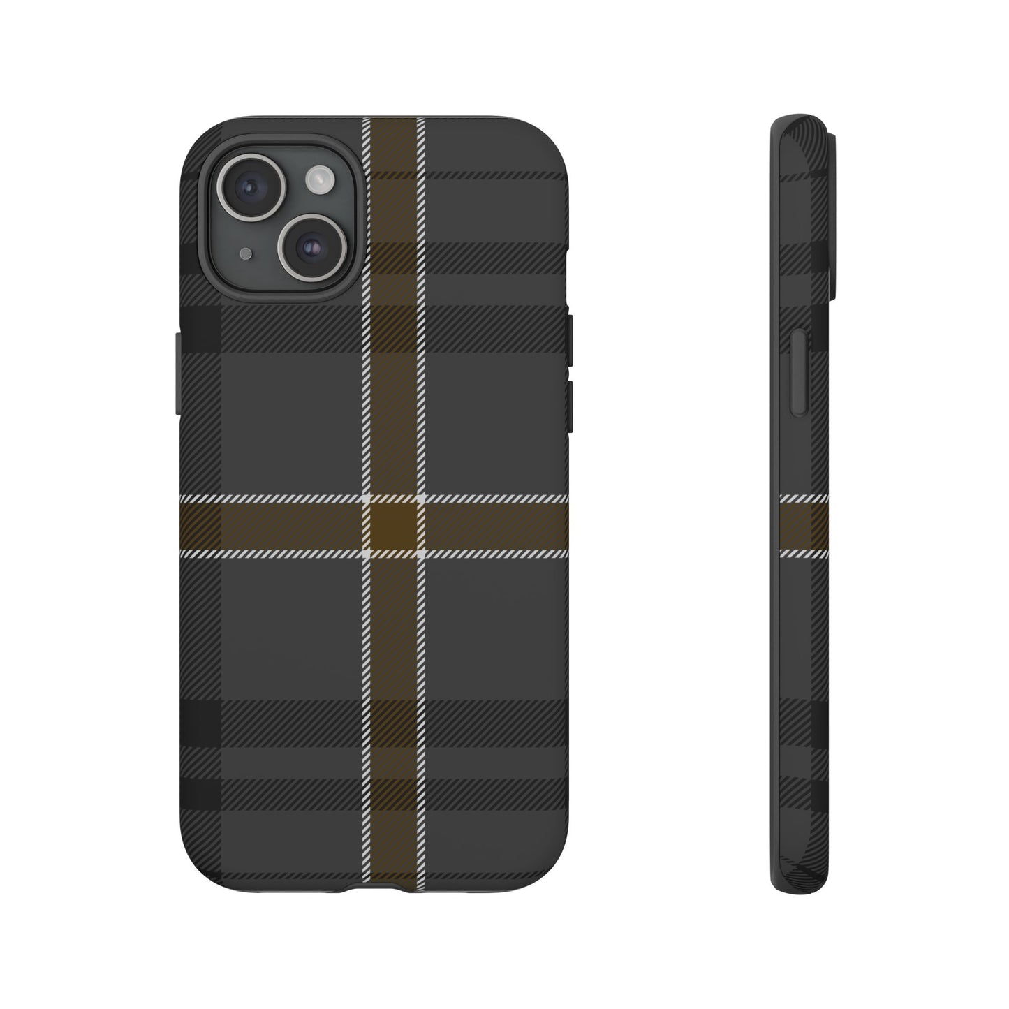 Bute Heather Weathered Tartan iPhone Case | Luxury Protective Phone Cover